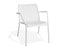 Roku Lounge Chair - Outdoor - White - Chair with Husk Cushion