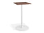 Roku Spotted Gum High Bar Table - Outdoor - White - 66 x 66 Top