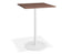Roku Spotted Gum High Bar Table - Outdoor - White - 75.5 x 75.5 Top