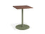 Roku Spotted Gum Cafe Table - Outdoor - Eucalyptus Green - 85 x 85cm Top