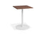Roku Spotted Gum Cafe Table - Outdoor - White - 85 x 85cm Top