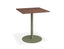 Roku Spotted Gum Cafe Table - Outdoor - Eucalyptus Green - 66 x 66cm Top