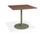 Roku Spotted Gum Cafe Table - Outdoor - Eucalyptus Green