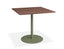 Roku Spotted Gum Cafe Table - Outdoor - Eucalyptus Green - 85 x 85cm Top