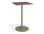 Roku Spotted Gum High Bar Table - Outdoor - Eucalyptus Green