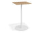 Roku High Bar Teak Table - Outdoor - White