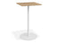 Roku High Bar Teak Table - Outdoor - White - 75 x 75cm Table Top