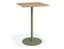 Roku High Bar Teak Table - Outdoor - Eucalyptus Green