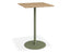Roku High Bar Teak Table - Outdoor - Eucalyptus Green - 75 x 75cm Table Top