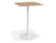 Roku High Bar Teak Table - Outdoor - White
