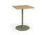 Roku Cafe Teak Table - Outdoor - Eucalyptus Green - 75 x 75cm Table Top