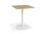 Roku Cafe Teak Table - Outdoor - White - 75 x 75cm Table Top
