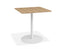 Roku Cafe Teak Table - Outdoor - White - 75 x 75cm Table Top