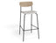 Rylie Bar Stool - Natural - Custom Upholstered