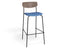 Rylie Bar Stool - American Walnut - Custom Upholstered