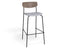 Rylie Bar Stool - American Walnut - Custom Upholstered