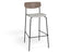 Rylie Bar Stool - American Walnut - Custom Upholstered