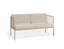 Seville 2 Seater Sofa - Latte - Outdoor