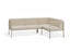 Seville Config B Corner Sofa - Latte - Outdoor