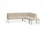 Seville Config G Corner Sofa - Latte - Outdoor