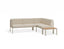 Seville Config G Corner Sofa - Latte - Outdoor