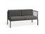Seville 2 Seater Sofa - Charcoal - Outdoor 