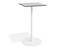 Roku Solara Compact Laminate High Bar Table - Outdoor - White