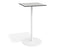 Roku Solara Compact Laminate High Bar Table - Outdoor - White - 60x60 Top