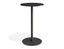 Roku Solara Compact Laminate High Bar Table - Outdoor - Charcoal - 65 Dia Top