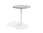 Roku Solara Compact Laminate Cafe Table - Outdoor - White - 65 Dia Top
