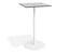 Roku Solara Compact Laminate High Bar Table - Outdoor - White - 65x65 Top