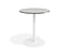 Roku Solara Compact Laminate Cafe Table - Outdoor - White - 70 Dia Top