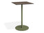 Roku Solara Compact Laminate High Bar Table - Outdoor - Eucalyptus Green - 70 Dia Top