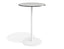 Roku Solara Compact Laminate High Bar Table - Outdoor - White - 75 Dia Top