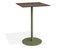 Roku Solara Compact Laminate High Bar Table - Outdoor - Eucalyptus Green