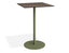 Roku Solara Compact Laminate High Bar Table - Outdoor - Eucalyptus Green - 75x75 Top