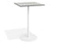 Roku Solara Compact Laminate High Bar Table - Outdoor - White