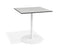 Roku Solara Compact Laminate Cafe Table - Outdoor - White - 75x75 Top