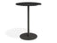 Roku Solara Compact Laminate High Bar Table - Outdoor - Charcoal - 80 Dia Top