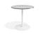 Roku Solara Compact Laminate Cafe Table - Outdoor - White - 80 Dia 