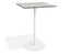Roku Solara Compact Laminate High Bar Table - Outdoor - White