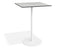 Roku Solara Compact Laminate High Bar Table - Outdoor - White - 80x80 Top