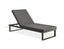 Serra Sun Lounge - Charcoal - Single