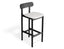 Zara Stool - Black - Custom Upholstered