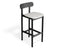 Zara Stool - Black - Custom Upholstered