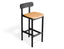 Zara Stool - Black - Custom Upholstered