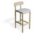 Zara Stool - Natural - Custom Upholstered