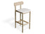 Zara Stool - Natural - Custom Upholstered