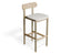 Zara Stool - Natural - Custom Upholstered
