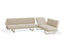 Delmar Config E - Outdoor - Latte - Husk Cushions